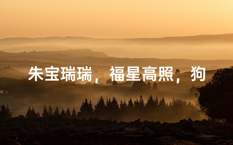 朱宝瑞瑞,福星高照,狗宝宝吉祥名