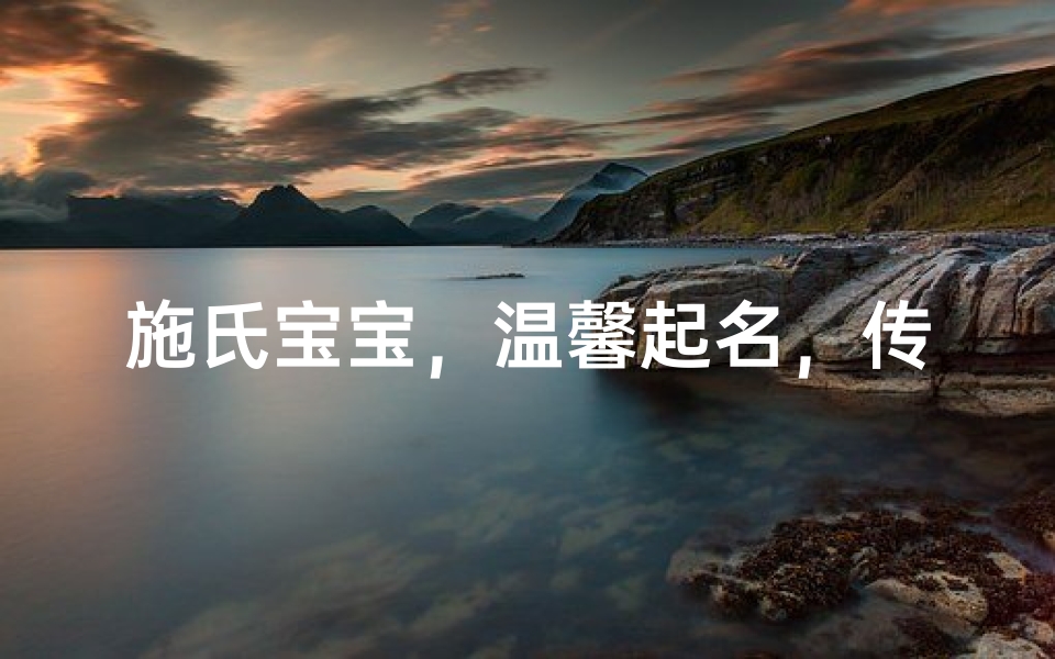 施氏宝宝,温馨起名,传承美好寓意