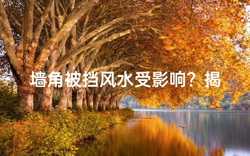 墙角被挡风水受影响?揭秘家居布局禁忌