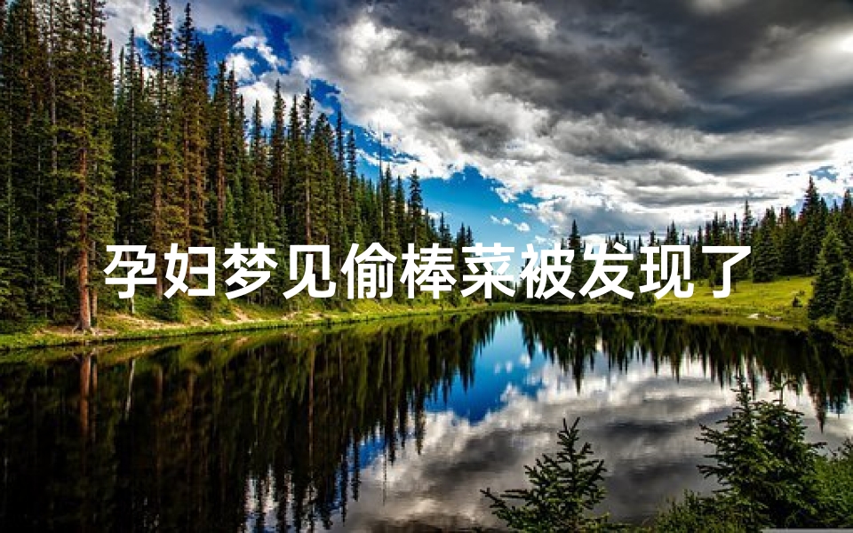 孕妇梦见偷棒菜被发现了、孕妇梦见偷菜被别人发现了