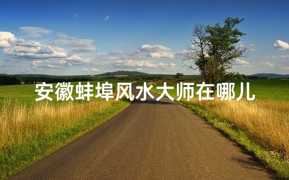 安徽蚌埠风水大师在哪儿?揭秘神秘风水秘境