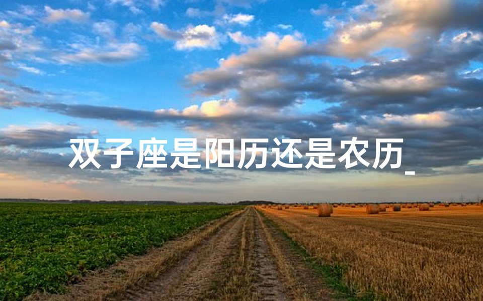 双子座是阳历还是农历_双子座:揭秘农历日期中的神秘星座