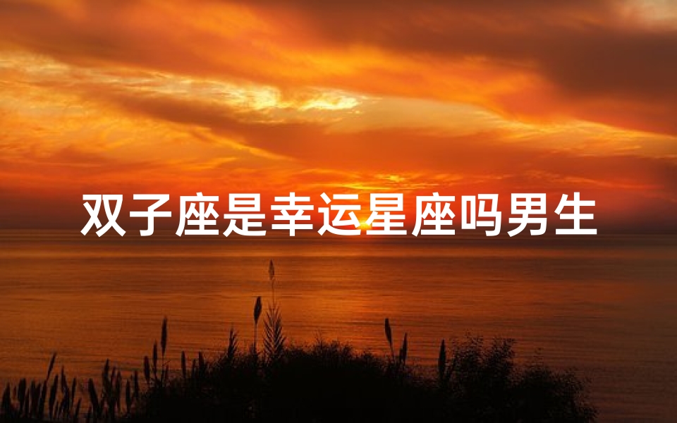 双子座是幸运星座吗男生