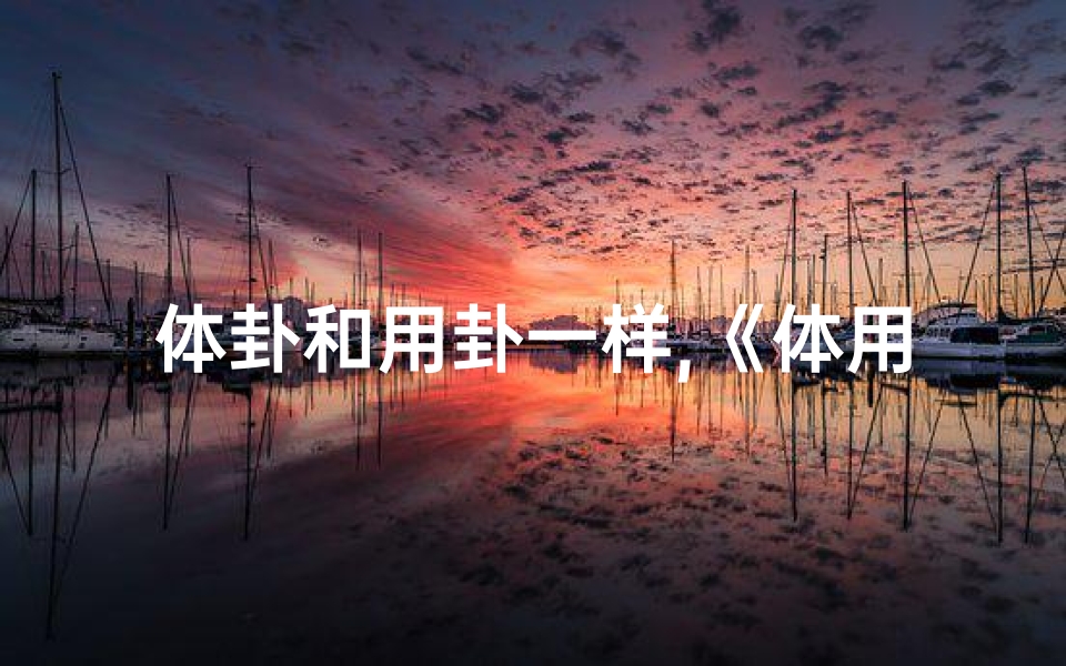 体卦和用卦一样,《体用卦同:吉凶一脉相承的奥秘解析》