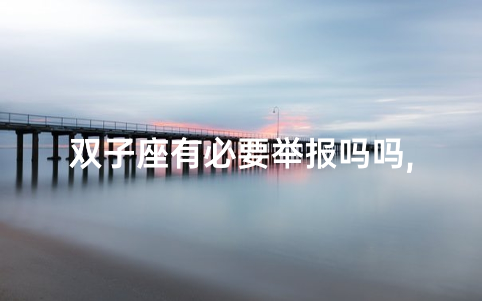 双子座有必要举报吗吗,双子座抠吗