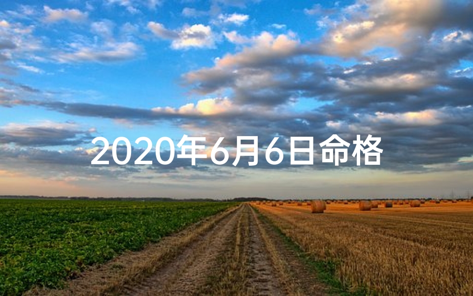 2020年6月6日命格—2020年6月6日属什么生肖