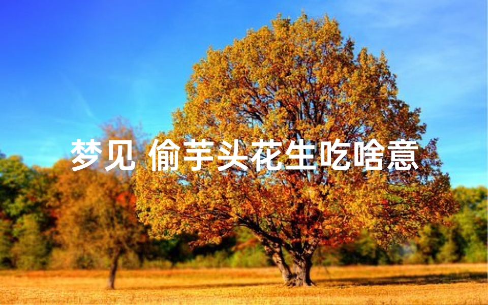 梦见 偷芋头花生吃啥意思-梦到偷芋头