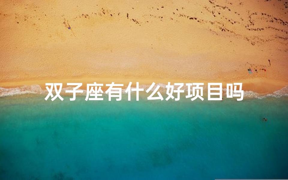 双子座有什么好项目吗