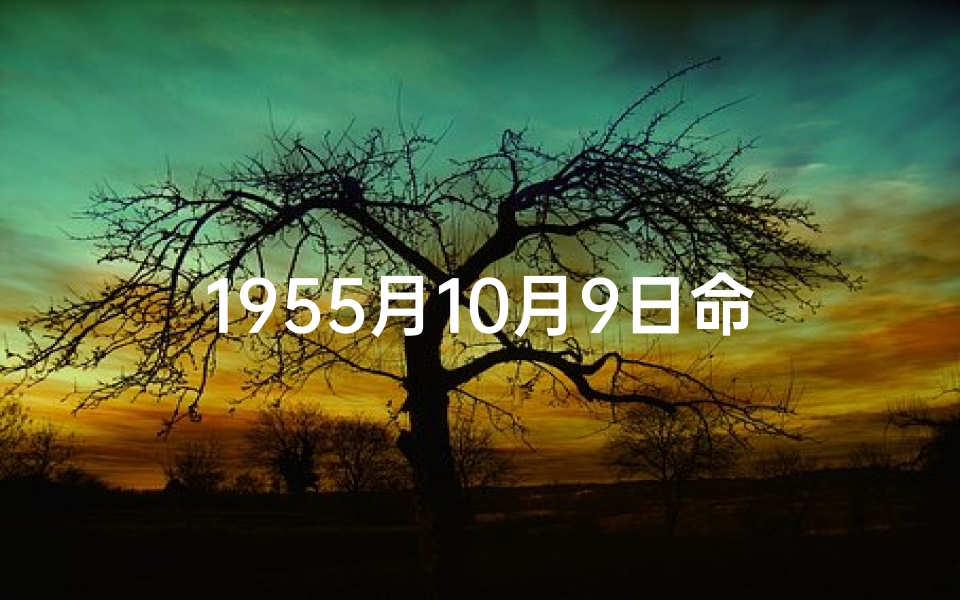 1955月10月9日命格(55年10月9日生农历?)