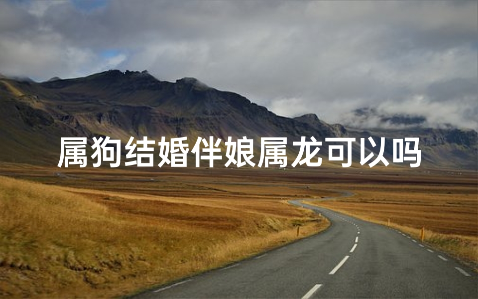 属狗结婚伴娘属龙可以吗-属狗新娘遇属龙伴娘,奇妙婚典惊喜连连