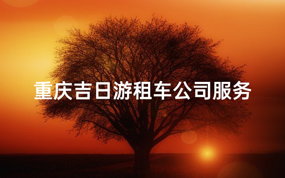 重庆吉日游租车公司服务评价如何?