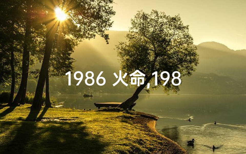 1986 火命,1986年火命八字:揭秘命运转折点