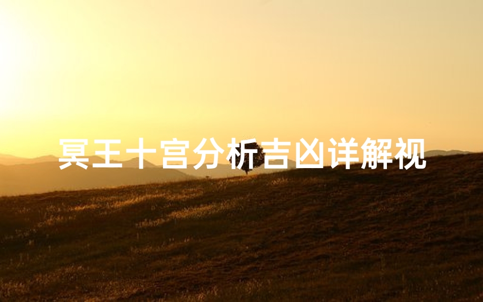 冥王十宫分析吉凶详解视频(冥王十宫的人都怎样了)