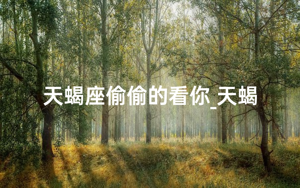 天蝎座偷偷的看你_天蝎座的秘密:看他手机,真的吗?