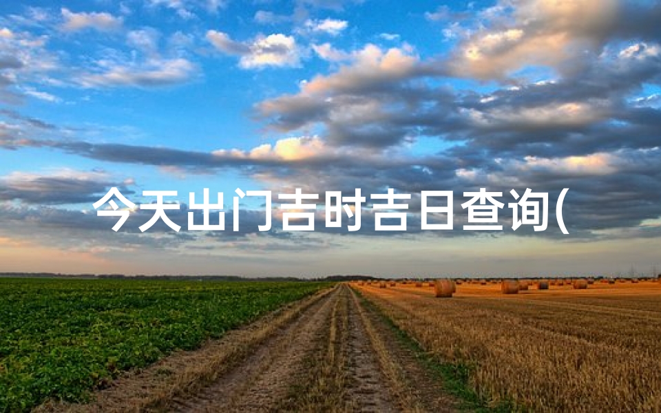 今天出门吉时吉日查询(什么时候出门吉利)