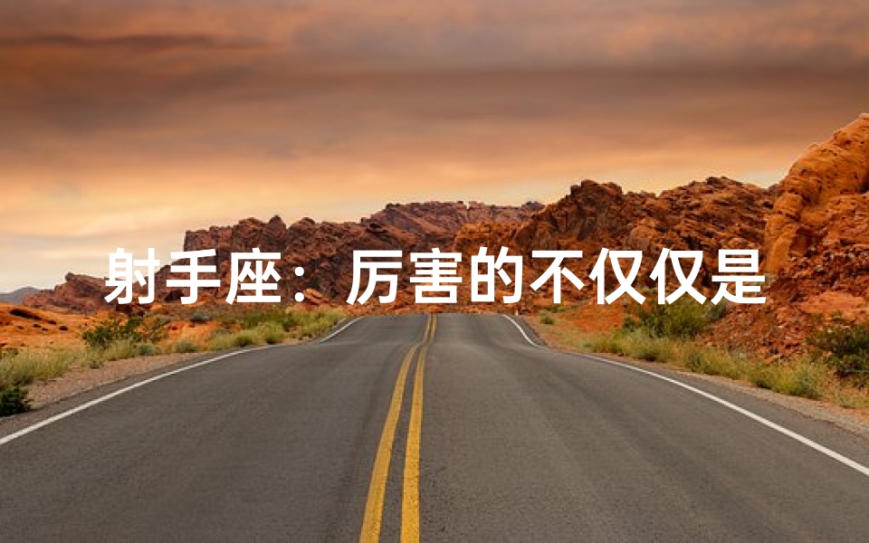 射手座:厉害的不仅仅是自由