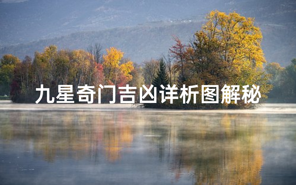 九星奇门吉凶详析图解秘术