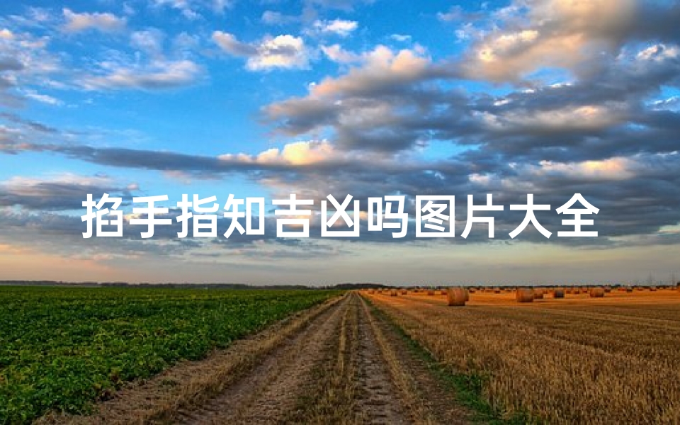 掐手指知吉凶吗图片大全;掐手指什么意思