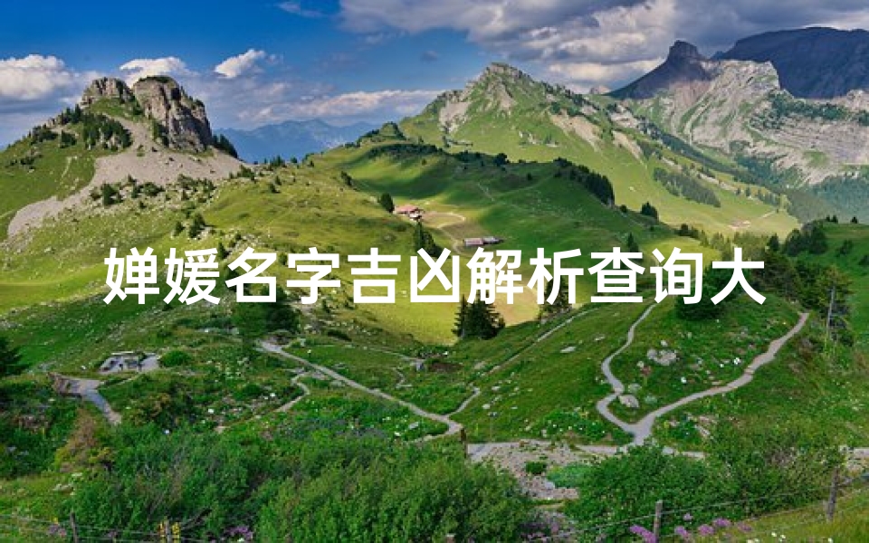 婵媛名字吉凶解析查询大全(婵媛名字解释)