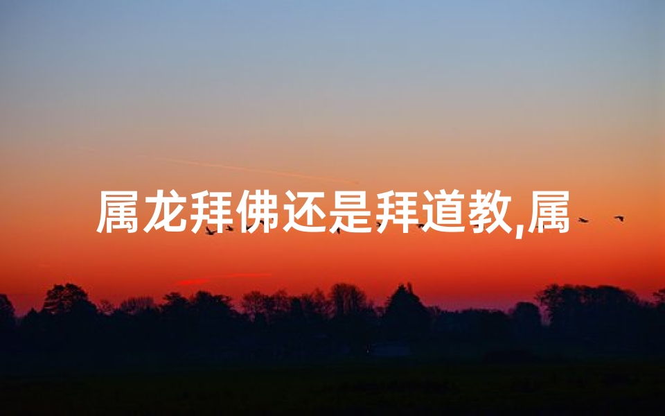 属龙拜佛还是拜道教,属龙拜普贤菩萨