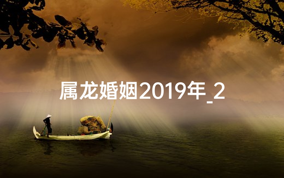 属龙婚姻2019年_2019属龙婚姻运势大揭秘:幸福携手新篇章
