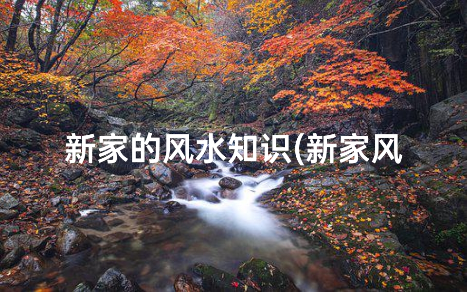 新家的风水知识(新家风水的讲究)