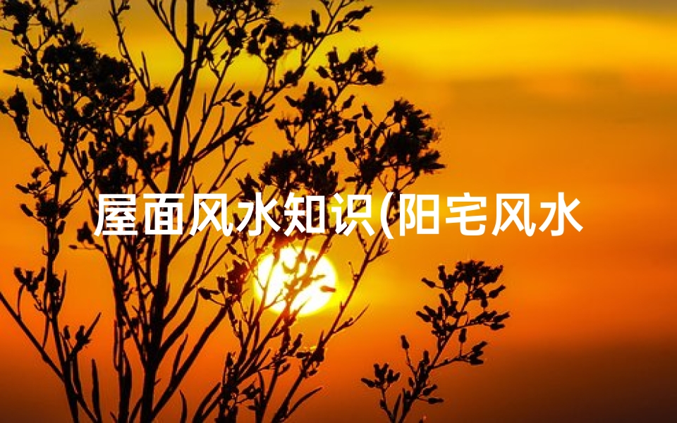 屋面风水知识(阳宅风水煞气知识)