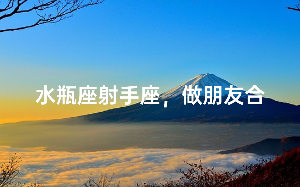 水瓶座射手座,做朋友合适吗?