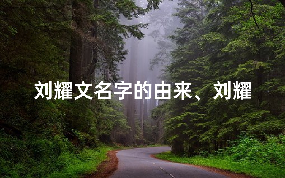 刘耀文名字的由来、刘耀文育儿趣事:为小孩取名刘强引热议