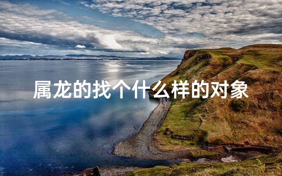 属龙的找个什么样的对象好,属龙的你,好找女朋友吗?