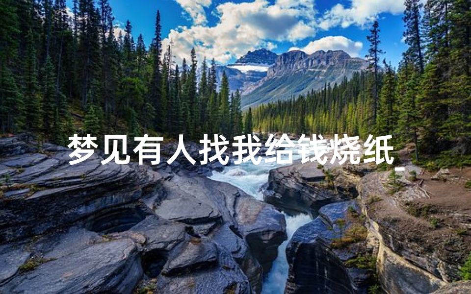 梦见有人找我给钱烧纸_梦见有人叫我烧钱给他