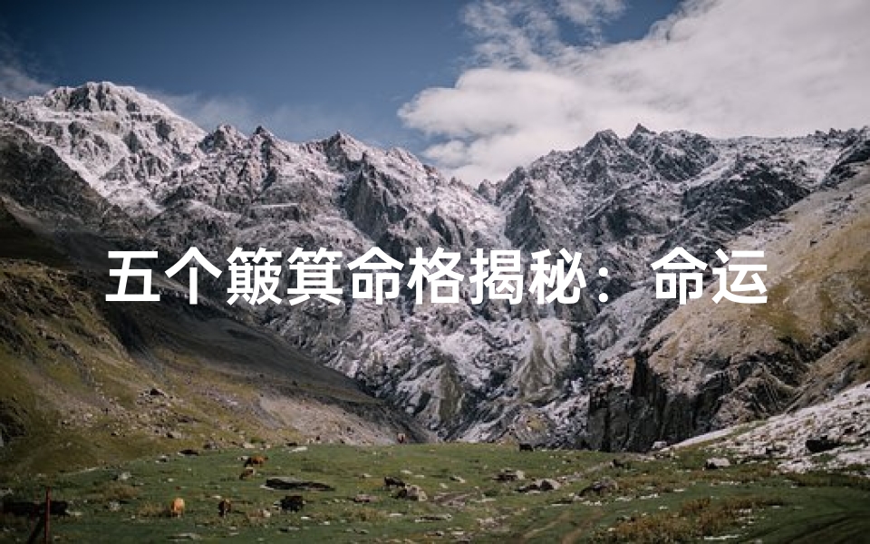 五个簸箕命格揭秘:命运之谜大公开