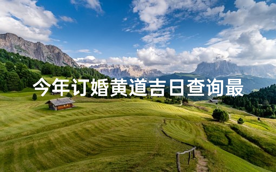 今年订婚黄道吉日查询最新—2023年最新订婚黄道吉日查询指南