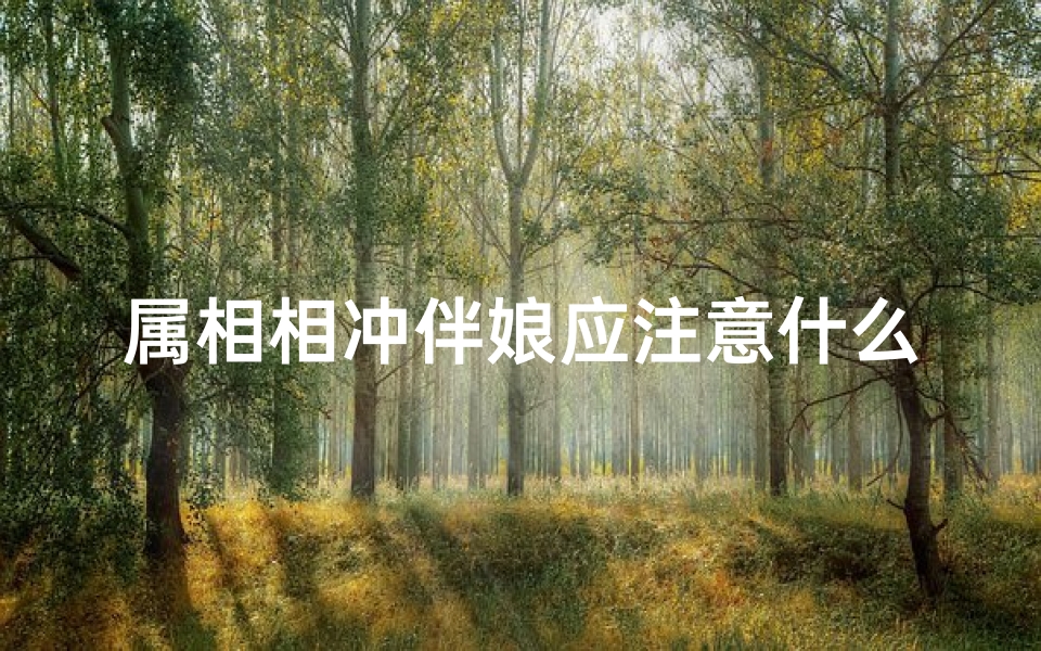 属相相冲伴娘应注意什么(伴娘属相有什么讲究属相相冲可以当伴娘么)-海瑞算卦网