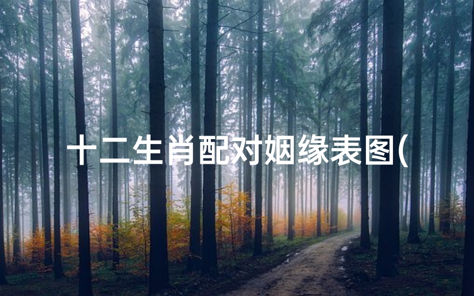 十二生肖配对姻缘表图(十二生肖婚配表图)