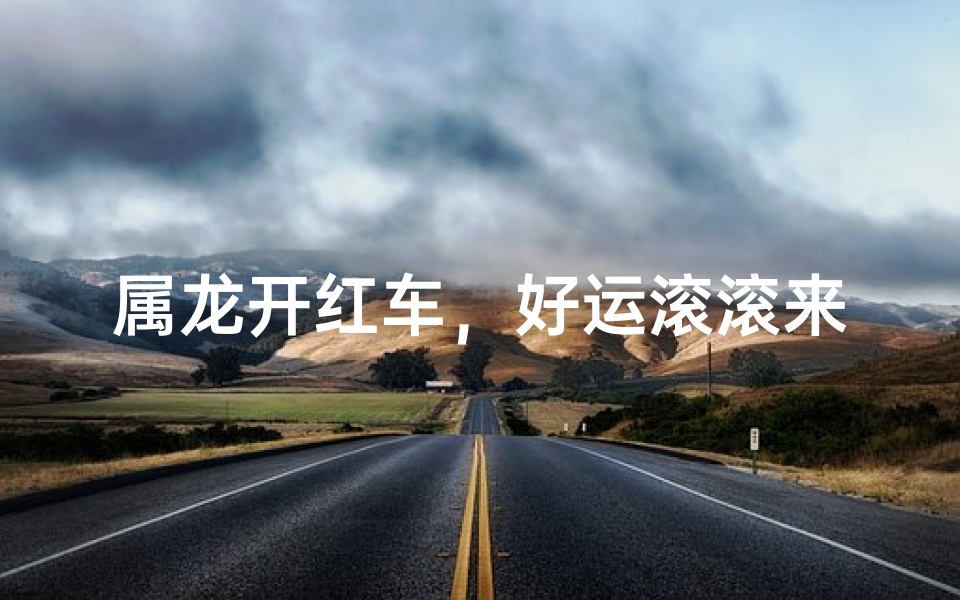 属龙开红车,好运滚滚来
