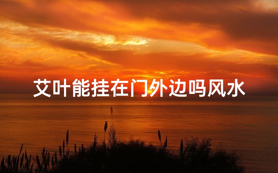 艾叶能挂在门外边吗风水