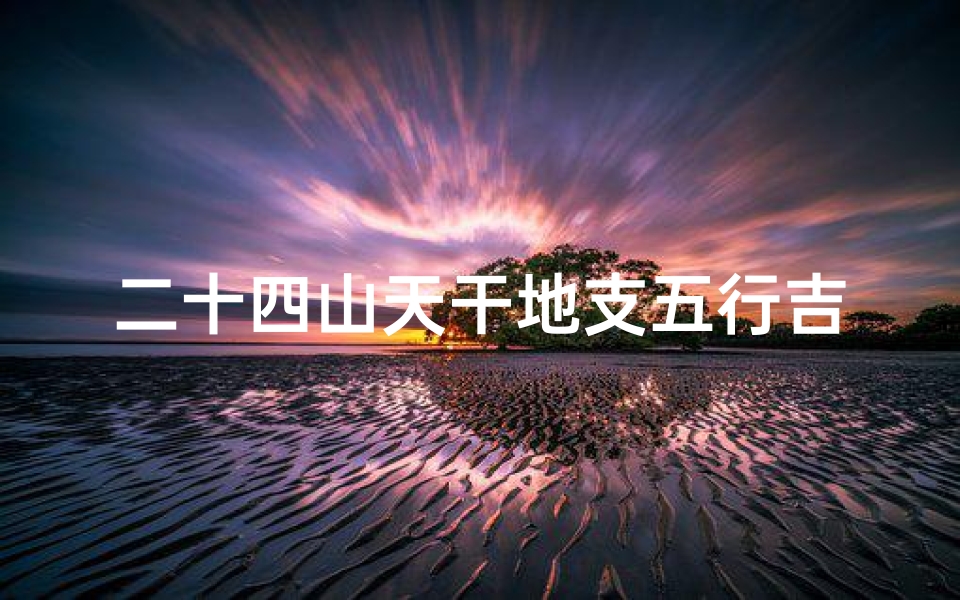二十四山天干地支五行吉凶表;《二十四山天干地支五行吉凶详析表》