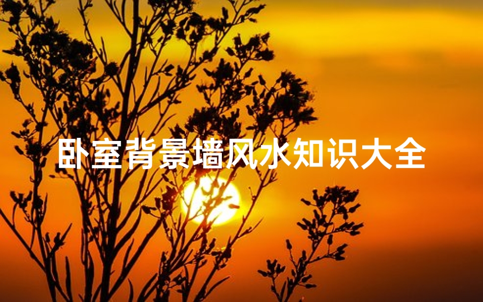 卧室背景墙风水知识大全(卧室床头背景墙的风水禁忌)