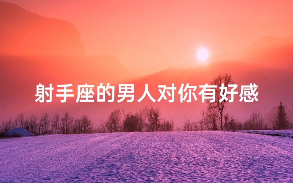 射手座的男人对你有好感吗为什么(射手男对你暗生情愫?揭秘好感之谜)-海瑞算卦网