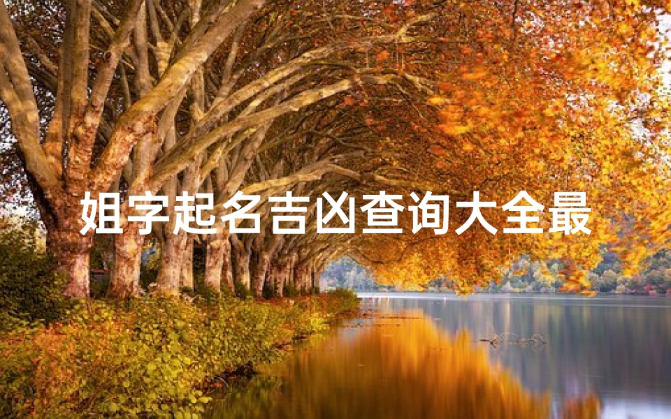 姐字起名吉凶查询大全最新网_《姐字起名吉凶查询大全:揭秘姓名奥秘》