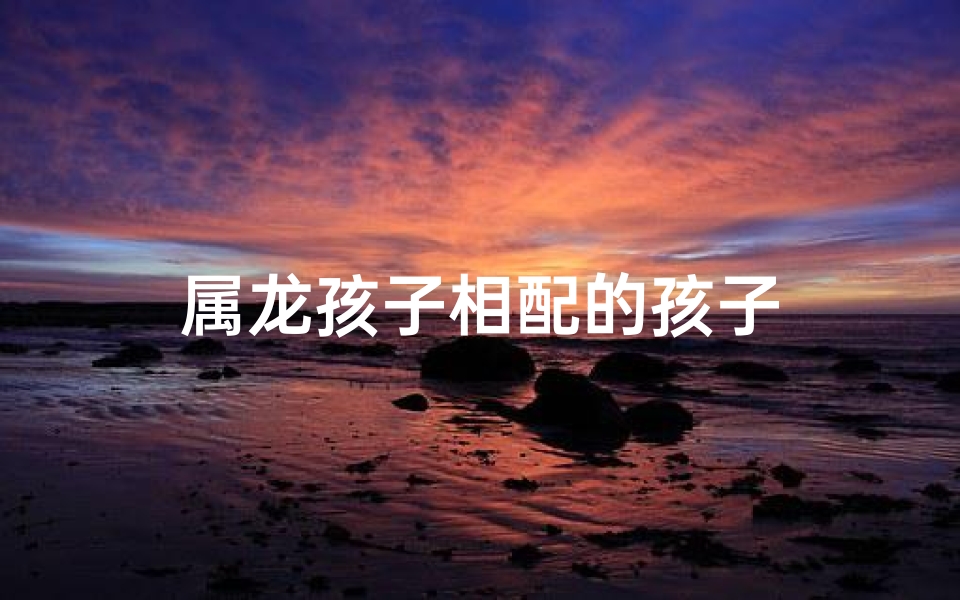属龙孩子相配的孩子