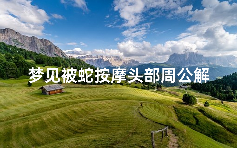 梦见被蛇按摩头部周公解梦(梦见被三头蛇咬的预兆)