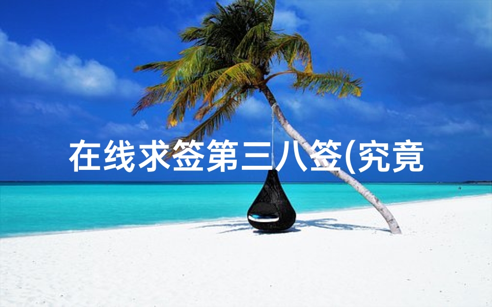 在线求签第三八签(究竟求签的签是怎么看的,后面的XX宫又是啥意思 )