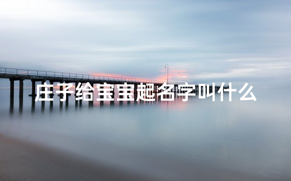 庄子给宝宝起名字叫什么(男宝宝取名字庄子什么)-海瑞算卦网