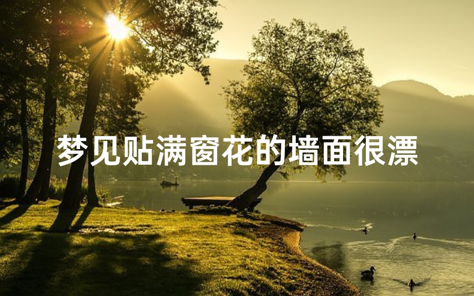 梦见贴满窗花的墙面很漂亮(梦见贴窗花周公解梦)-海瑞算卦网