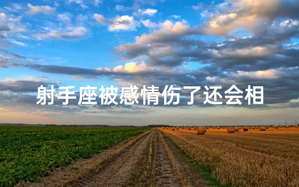 射手座被感情伤了还会相信爱情吗