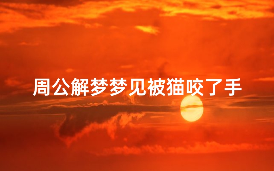 周公解梦梦见被猫咬了手(梦见被猫咬手是什么意思)