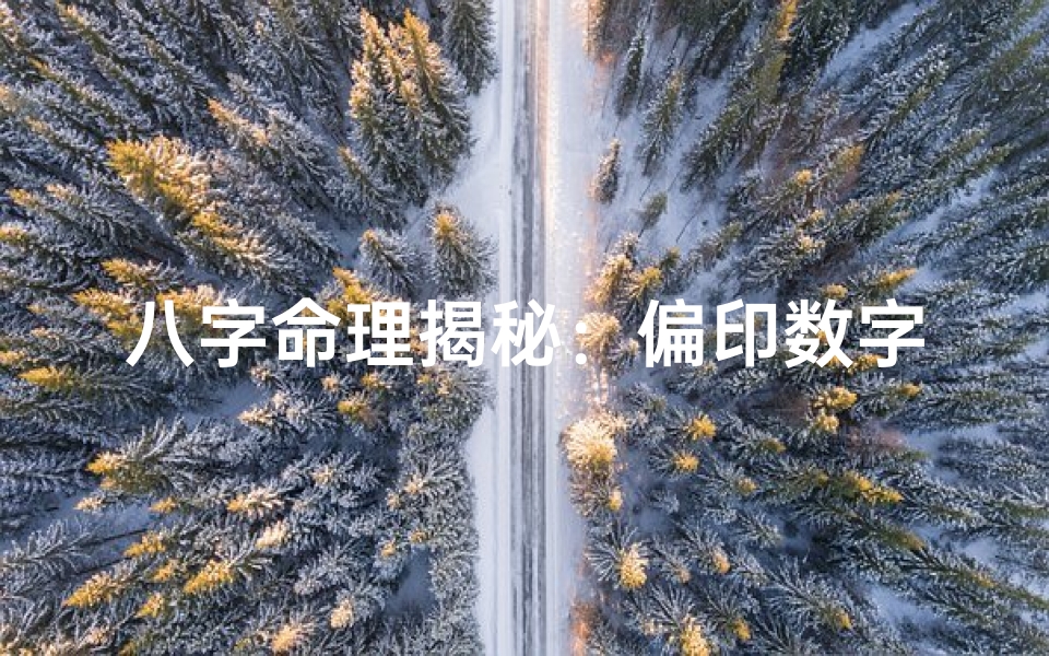 八字命理揭秘:偏印数字含义大解析