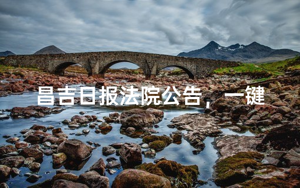 昌吉日报法院公告,一键查询,轻松获取
